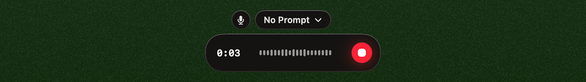 Anchored Recording Panel